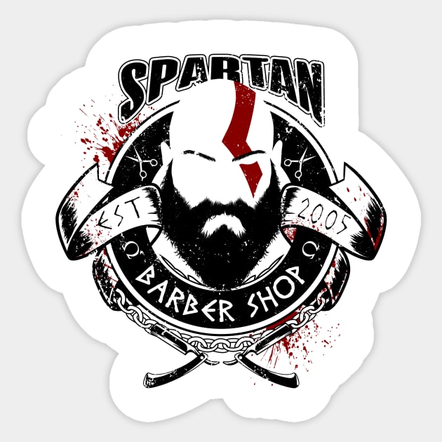 Barber Shop Sticker by RedBug01